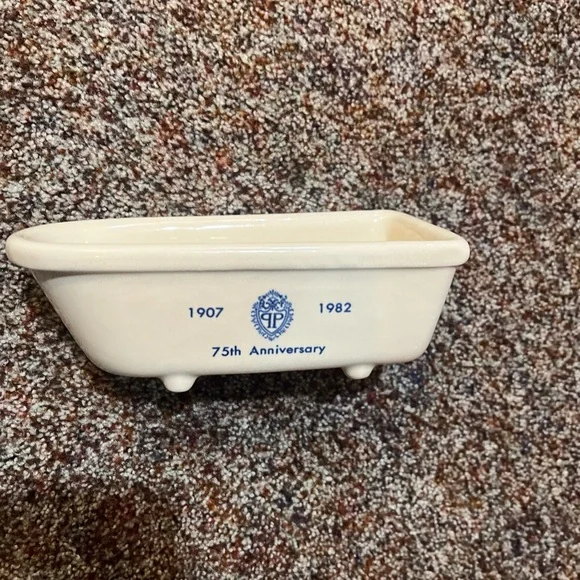 The Plaza White Ceramic Trinket Dish - Picture 6 of 6